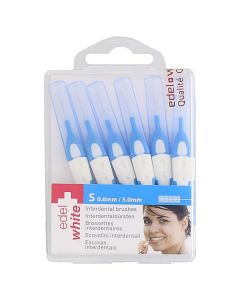 EDELWHITE pro Interdent.Bür.S 0,6-3mm blau