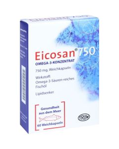 EICOSAN 750 Omega-3 Konzentrat Weichkapseln