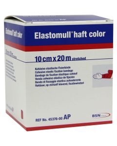 ELASTOMULL haft color 10 cmx20 m Fixierb.rot