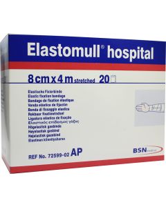 ELASTOMULL hospital 8 cmx4 m elast.Fixierb.weiss