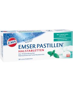 EMSER Pastillen mit Mentholfrische zuckerfrei