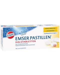 EMSER Pastillen ohne Menthol zuckerfrei