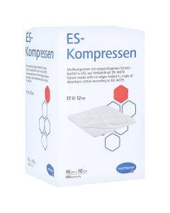 ES-KOMPRESSEN unsteril 10x10 cm 12fach