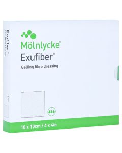 EXUFIBER 10x10 cm Gel-Faserverband