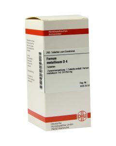 FERRUM METALLICUM D 4 Tabletten