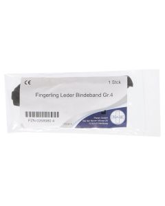 FINGERLING Leder Gr.4 m.Bindeband