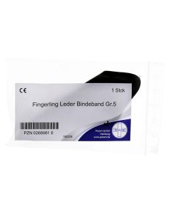 FINGERLING Leder Gr.5 m.Bindeband