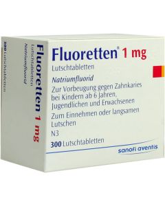 FLUORETTEN 1,0 mg Tabletten