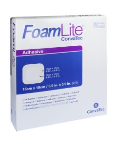 FOAM LITE ConvaTec adhäsiv PU-Schaumverb.15x15 cm