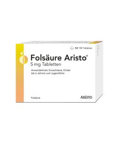 FOLSÄURE ARISTO 5 mg Tabletten