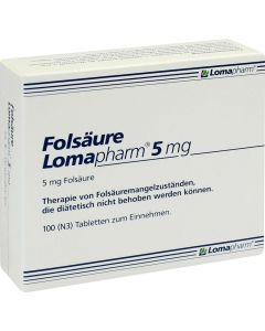 FOLSÄURE LOMAPHARM 5 mg Tabletten