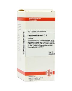 FUCUS VESICULOSUS D 6 Tabletten