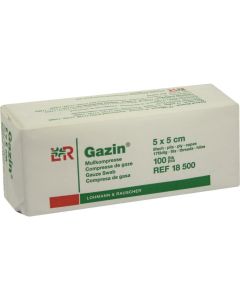 GAZIN Mullkomp.5x5 cm unsteril 8fach Op