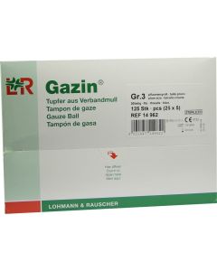 GAZIN Tupfer pflaum.steril 2+3 Schutzr.o.RK