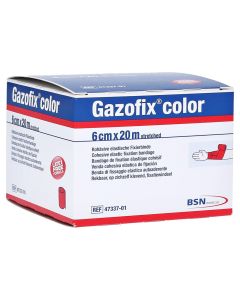 GAZOFIX color Fixierbinde kohäsiv 6 cmx20 m pink
