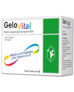 GELOVITAL Nahrungsergänzungsmittel Lebertran Kaps.