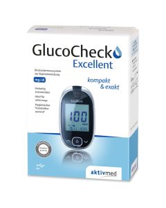 GLUCO CHECK Excellent Blutzuckermessger.Set mg/dl