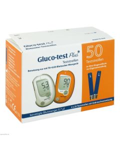 GLUCO TEST Plus Blutzuckerteststreifen