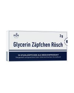 GLYCERIN ZÄPFCHEN Rösch 2 g gegen Verstopfung