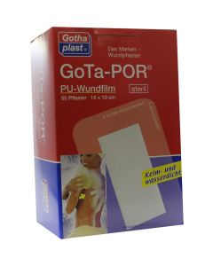 GOTA-POR PU Wundfilm 15x10 cm steril Pflaster