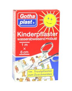 GOTHAPLAST Kinderpflaster 6 cmx1 m