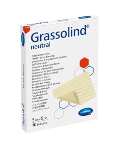 GRASSOLIND Salbenkompressen 5x5 cm steril