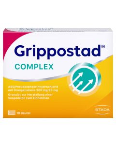 GRIPPOSTAD Complex ASS/Pseudoeph.500/30 mg Orange