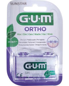 GUM Ortho Wachs mint