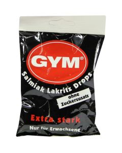 GYM Salmiak Lakritz Drops zuckerfrei