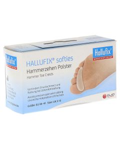 HALLUFIX softies Hammerzehenpolster Gr.M 36-41