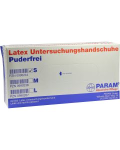 HANDSCHUHE Einmal Latex puderfrei S