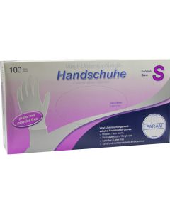 HANDSCHUHE Einmal Vinyl puderfrei S