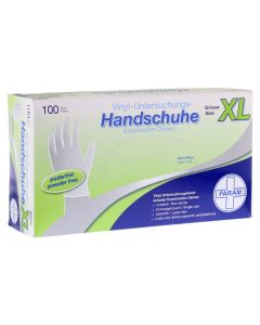 HANDSCHUHE Einmal Vinyl puderfrei XL