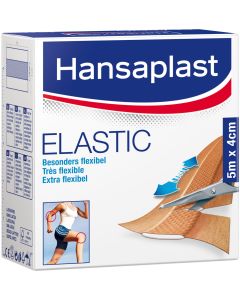 HANSAPLAST Elastic Pflaster 4 cmx5 m