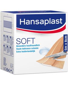 HANSAPLAST Soft Pflaster 8 cmx5 m Rolle