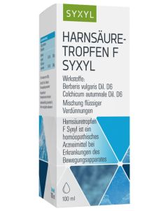 HARNSÄURETROPFEN F Syxyl Lösung