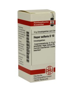 HEPAR SULFURIS D 10 Globuli