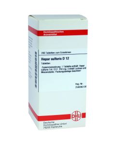 HEPAR SULFURIS D 12 Tabletten