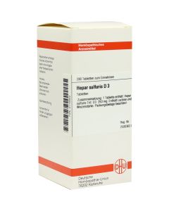 HEPAR SULFURIS D 3 Tabletten