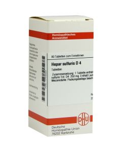 HEPAR SULFURIS D 4 Tabletten