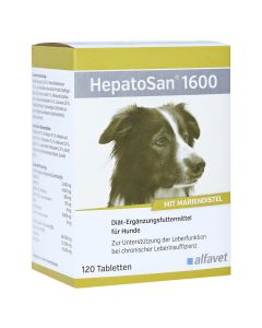 HEPATOSAN 1600 Ergänzungsfutterm.Tab.f.Hund/Katze