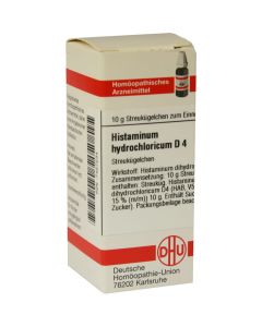 HISTAMINUM hydrochloricum D 4 Globuli