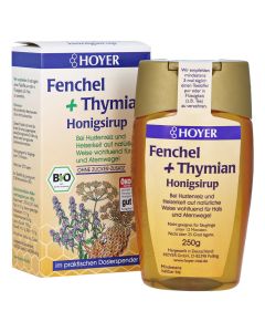 HOYER Fenchel+Thymian Honigsirup-250 g