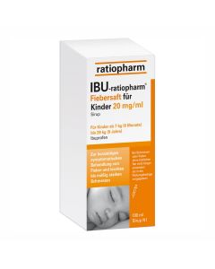 IBU-RATIOPHARM Fiebersaft für Kinder 20 mg/ml