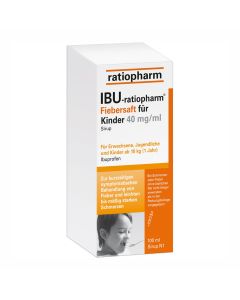 IBU-RATIOPHARM Fiebersaft für Kinder 40 mg/ml