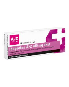 IBUPROFEN AbZ 400 mg akut Filmtabletten