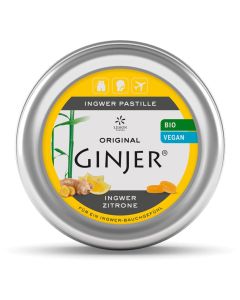 INGWER GINJER Pastillen Bio Zitrone
