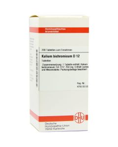 KALIUM BICHROMICUM D 12 Tabletten