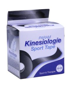 KINESIOLOGIE Sport Tape 5 cmx5 m schwarz