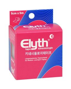 KINESIOLOGIE Tape Elyth 5 cmx5 m rot